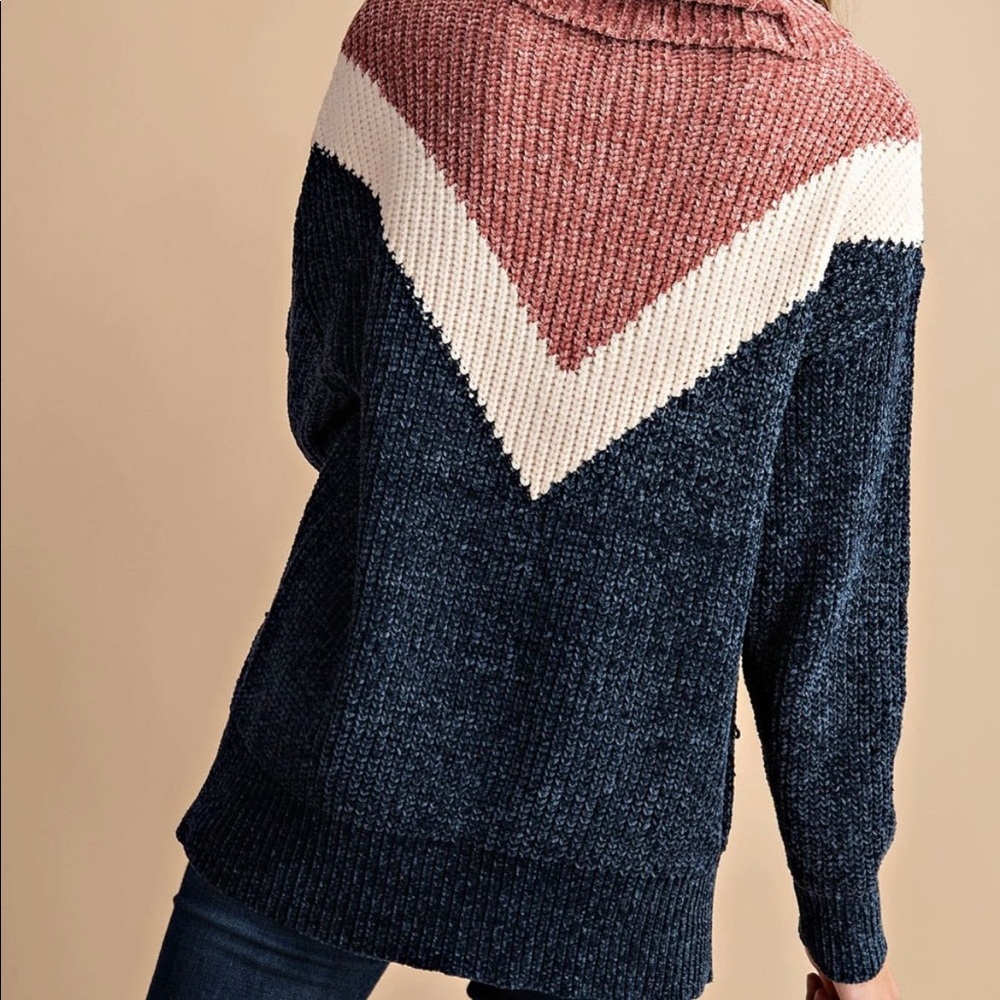 Color: Marsala/Navy
Fabric: 100% Polyester - Picture 3 of 3